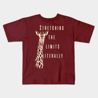 Stretching the limits Kids T-Shirt